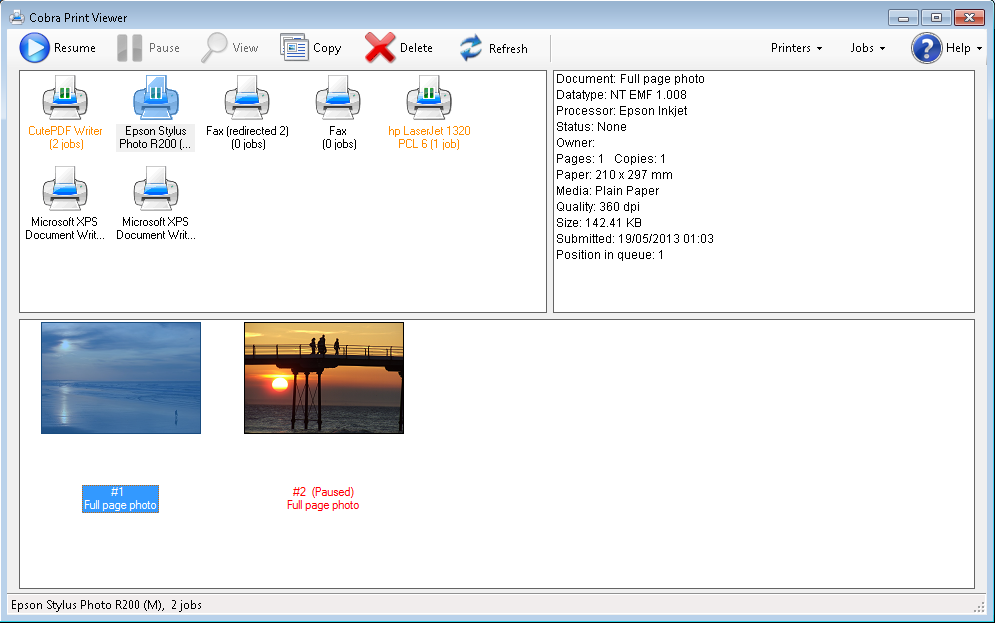 Click to view Cobra Print Viewer 2.0 screenshot