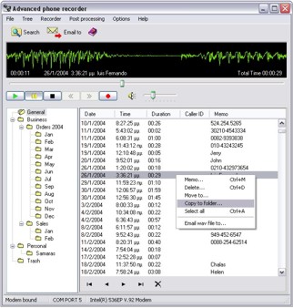 Click to view Advanced Phone Recorder 2.5.3 screenshot