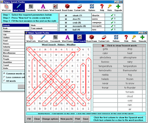 Click to view Amigos Spanish Puzzles 3.0 screenshot