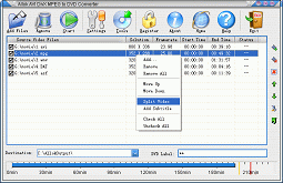 Click to view Allok AVI DivX MPEG to DVD Converter 2.6.0531 screenshot