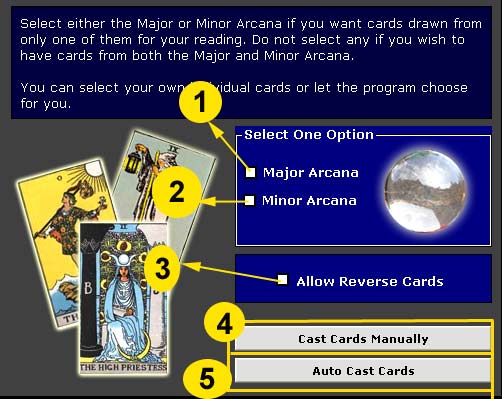 Click to view Vision Tarot 1.0 screenshot