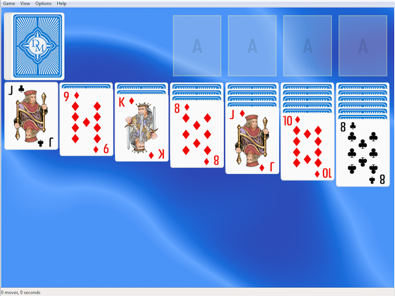 Click to view Classic Solitaire for Windows 2.3.5 screenshot