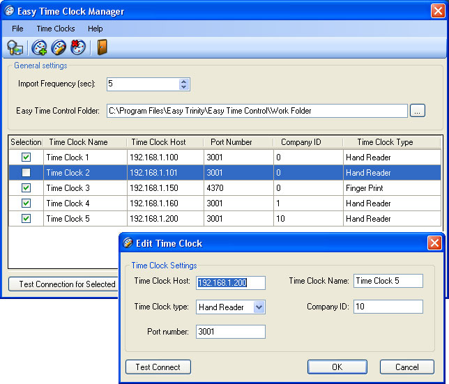 Click to view Easy Time Clock Driver 2.3.28.44 screenshot