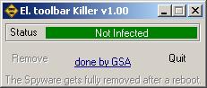 Click to view El. Toolbar Killer 1.02 screenshot