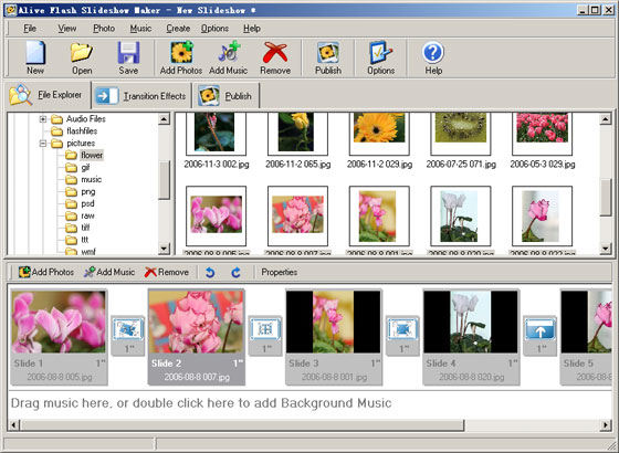 Click to view Alive Flash Slideshow Maker 1.2.9.2 screenshot