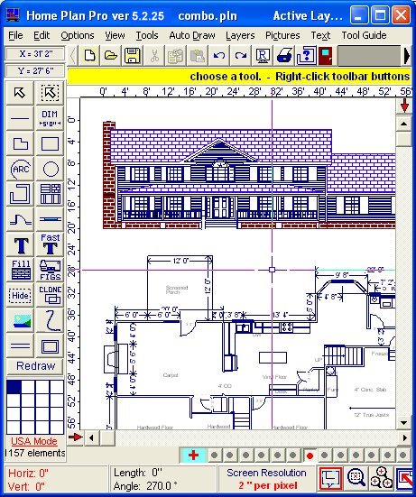 Click to view Home Plan Pro 5.2.26.04 screenshot