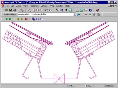 Click to view Amethyst CADwizz LE 3 screenshot