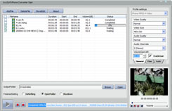 Click to view bvcsoft iPhone Video Converter 3.7.6 screenshot