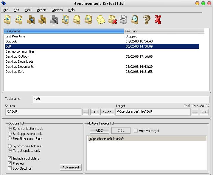 Click to view Synchromagic 5.0.5.7 screenshot