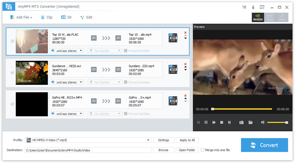 Click to view 4Videosoft MTS Converter 5.2.76 screenshot