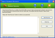 Click to view Opera Password Recovery 2.0 screenshot