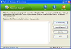 Click to view Paltalk Password Recovery 1.3 screenshot