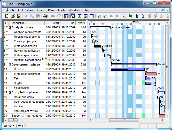 Click to view Plan for Windows 3.03 screenshot