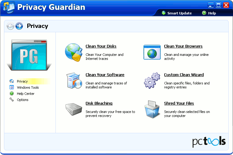 Click to view Privacy Guardian 5.0 screenshot