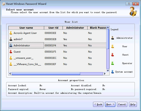 Click to view Lazesoft Recover My Password Unlimited 3.4.0 screenshot