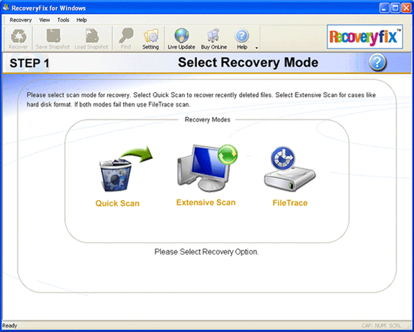 Click to view Restore Partition 11.01 screenshot