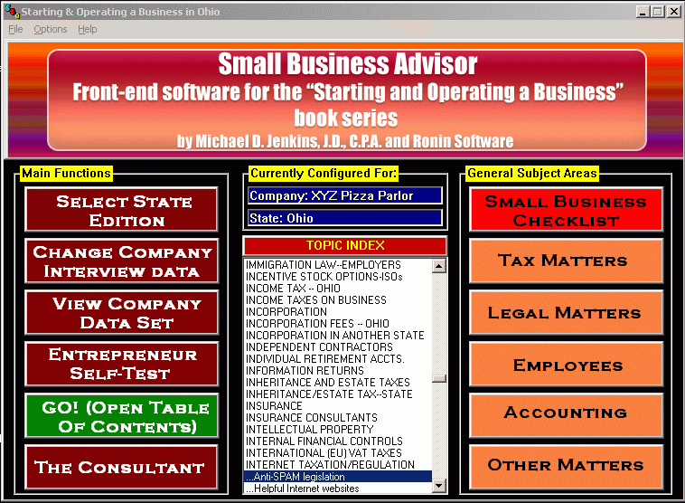 Click to view Small Business Advisor 2014.Q2 screenshot