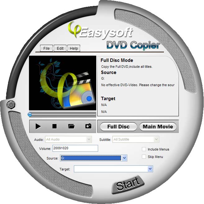 Click to view 4Easysoft DVD Copier 3.3.26 screenshot