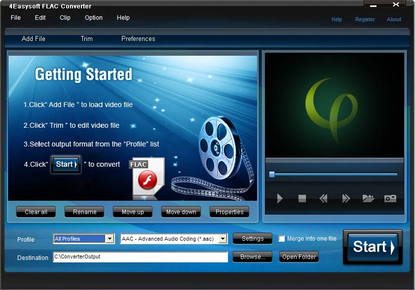 Click to view 4Easysoft FLAC Converter 3.1.22 screenshot