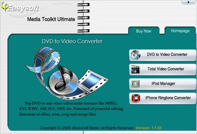 Click to view 4Easysoft Media Toolkit Ultimate 4.2.20 screenshot