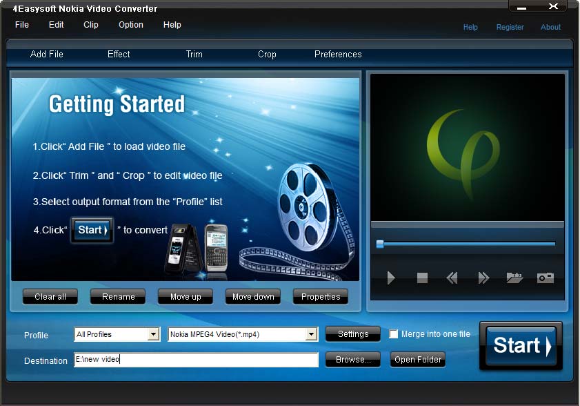 Click to view 4Easysoft Nokia Video Converter 3.3.30 screenshot