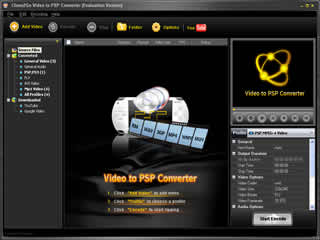 Click to view Clone2Go Video to PSP Converter 2.5.0 screenshot