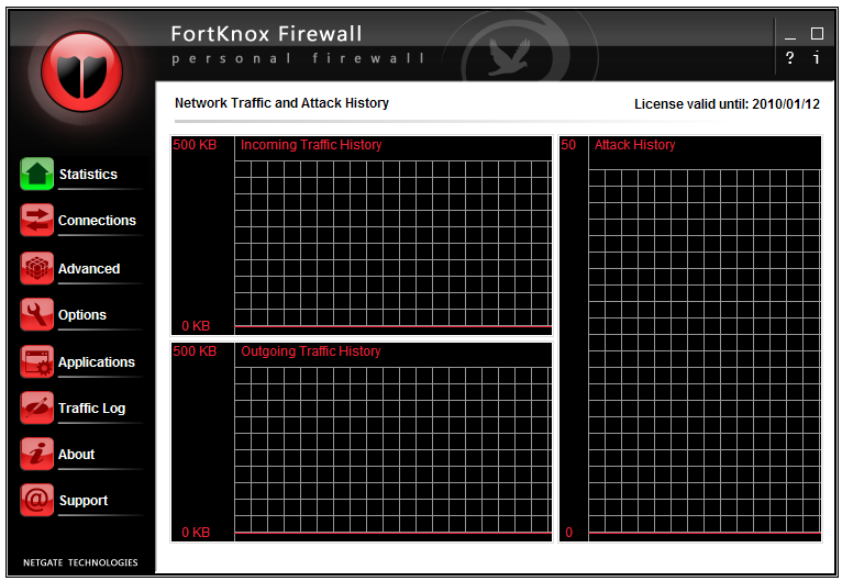 Click to view FortKnox Personal Firewall 11.0.505 screenshot