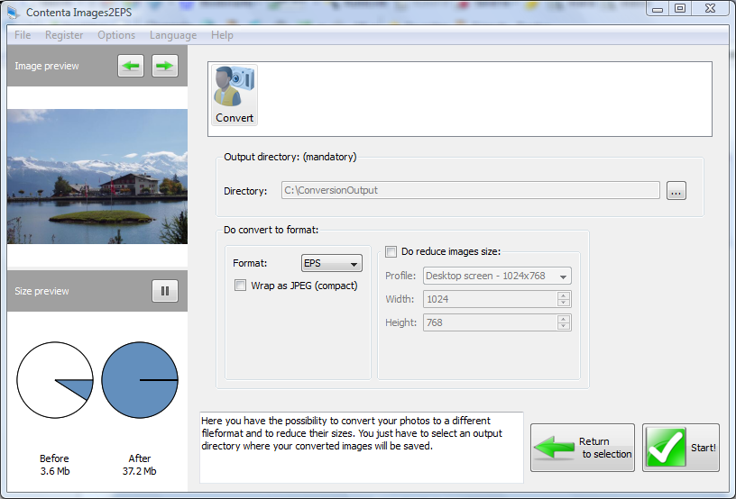 Click to view Contenta RAW Converter 6.2 screenshot