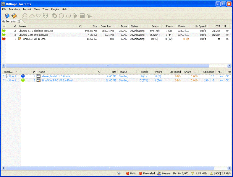 Click to view BitRope Torrents 2.8.0 screenshot