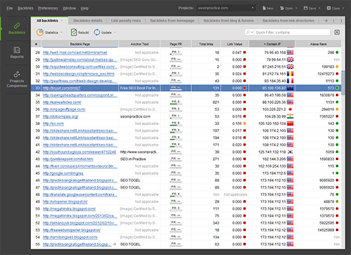 Click to view SEO PowerSuite Enterprise 35.2 screenshot