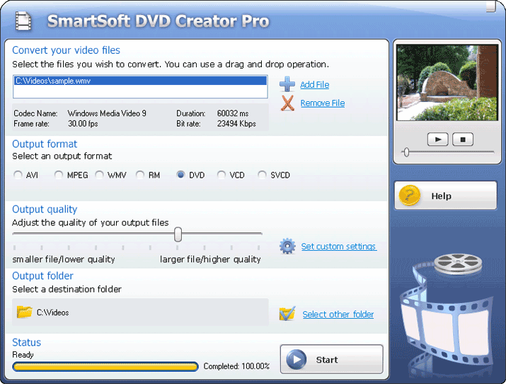 Click to view  Smart PPT to DVD Converter 7.9 screenshot