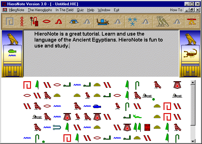Click to view HieroNote 3.0 screenshot