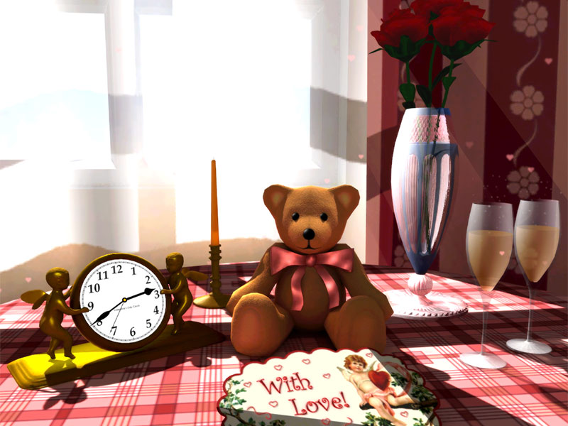 Click to view 3D Valentine's Screensaver 1.0.3 screenshot