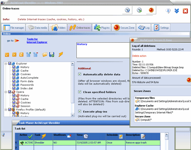 Click to view ArchiCrypt Shredder 3.5.1 screenshot