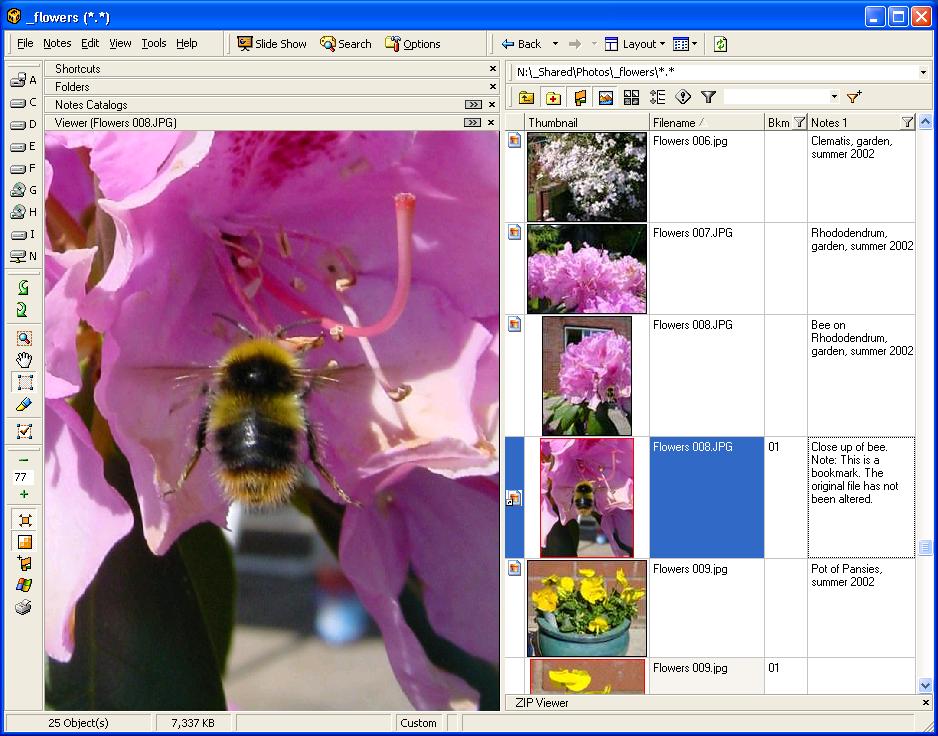 Click to view Atlast! File Notes Organizer 3.5 screenshot