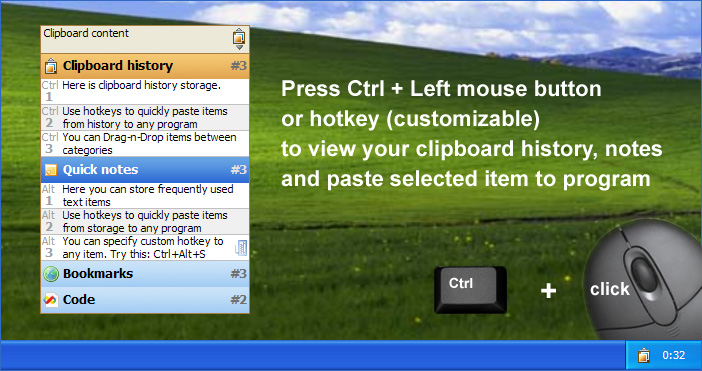 Click to view Visual Clipboard Pro 2.3 screenshot