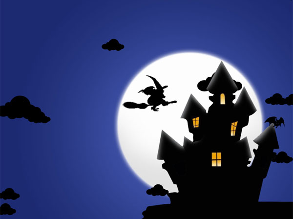 Click to view Halloween Night Desktop for Windows 7 1.1.0 screenshot