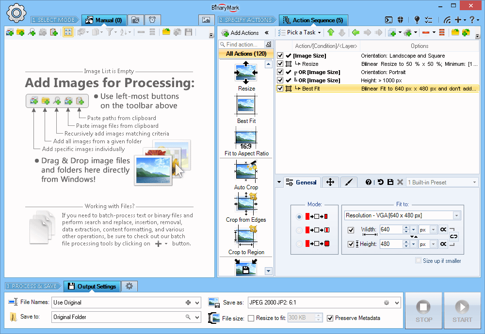 Click to view Batch Image Resizer 5.0 screenshot