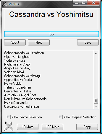 Click to view Versus 1.1 screenshot