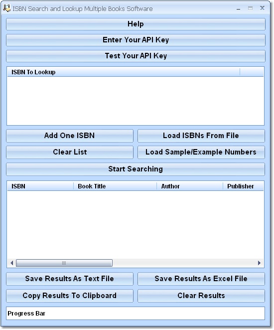 Click to view ISBN Search and Lookup Multiple Books Software 7.0 screenshot