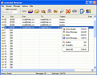 Click to view Junk Mail Remover 1.3 screenshot