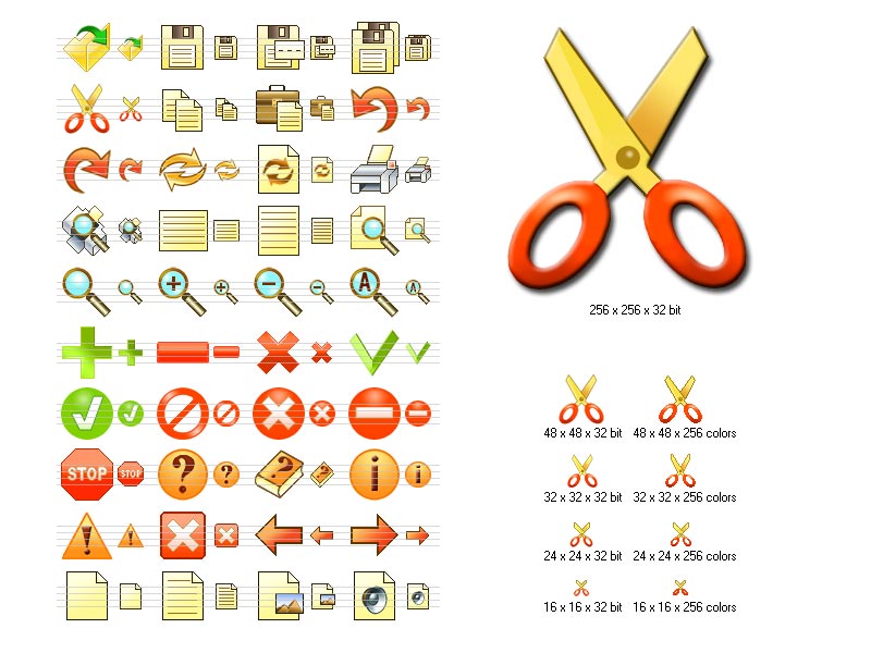 Click to view Fire Toolbar Icons 2013.2 screenshot