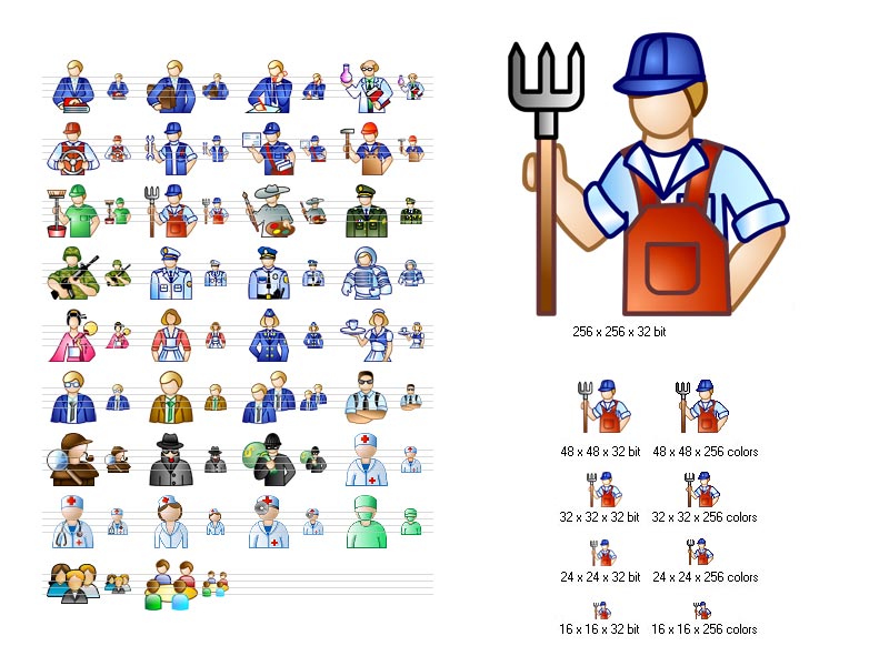 Click to view Job Icon Set 2013.1 screenshot