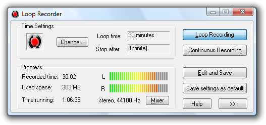 Click to view Loop Recorder 2.08 screenshot