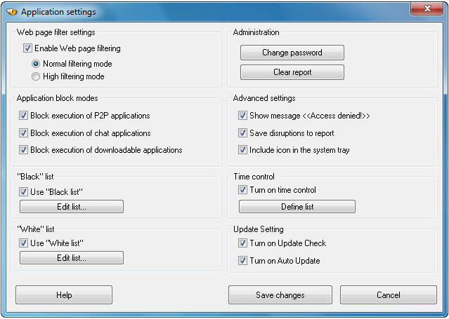 Click to view Whitenet Home Edition 1.3 screenshot