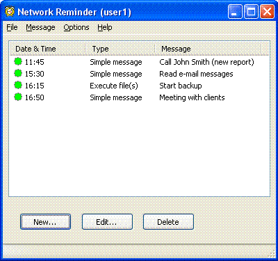 Click to view Network Reminder 1.3.1 screenshot