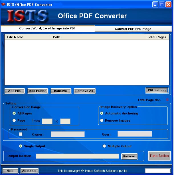 Click to view Word into PDF Converter 2.8.0.4 screenshot