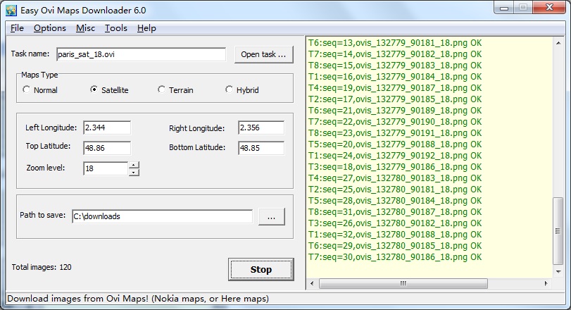 Click to view Easy Ovi Maps Downloader 6.0 screenshot
