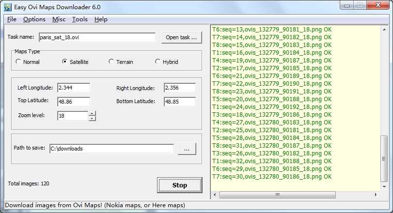 Click to view Easy Ovi Maps Downloader 6.0 screenshot