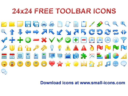 Click to view 24x24 Free Toolbar Icons 2013.2 screenshot